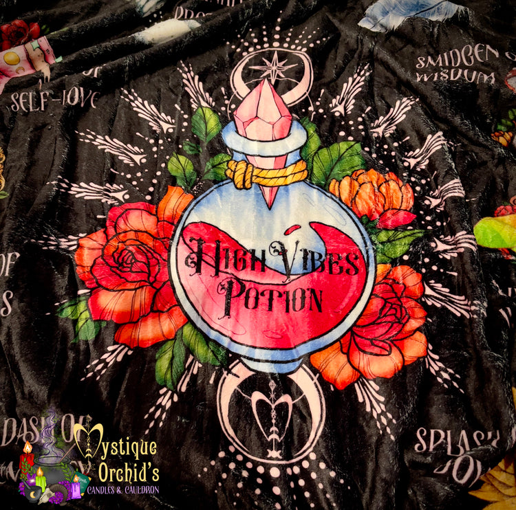 “High Vibes” Potion blanket