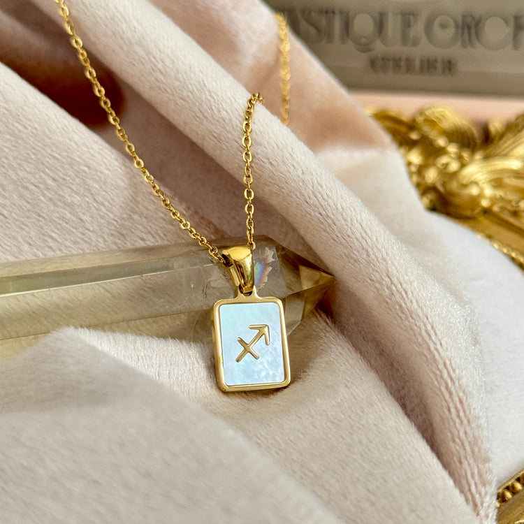 🐚 Star Sign 🐚 gold necklace (Limited Edition)