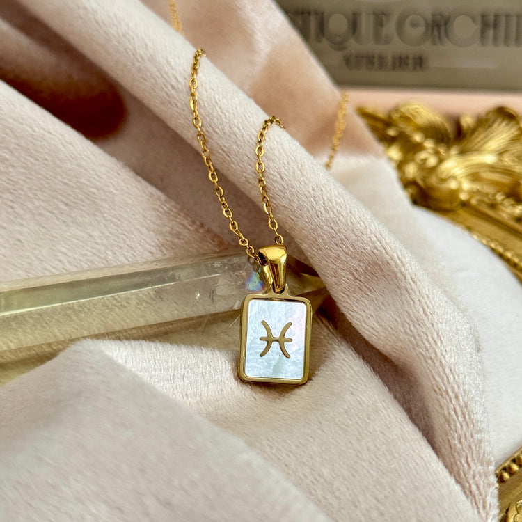 🐚 Star Sign 🐚 gold necklace (Limited Edition)