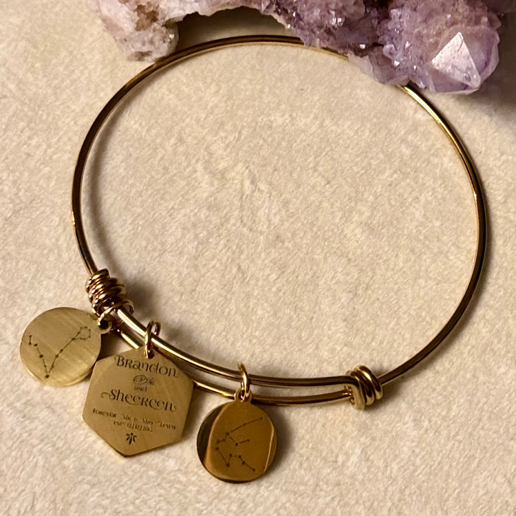 #WearYourWords : 🌿 Personalised | Custom Affirmation/Quote/Words 🌿 bangle