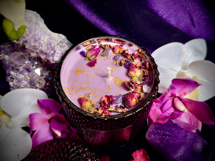 Scented Intention Candle - Mystique Orchid