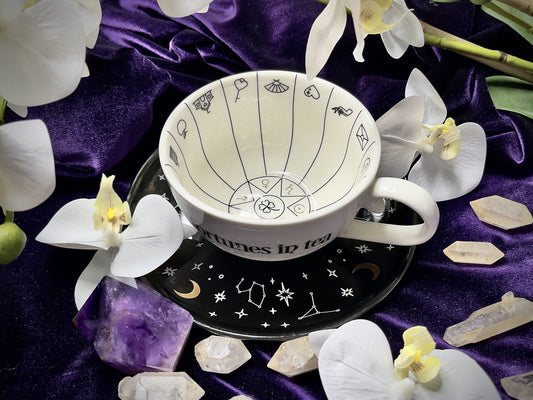 Fortune Telling Ceramic Teacup Set
